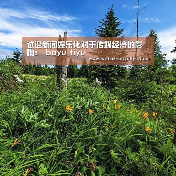 试论新闻娱乐化对于传媒经济的影响: boyu tiyu(图4) 博鱼体育